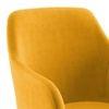 Owen Lounge Chair in  Matte Mustard Yellow Colour