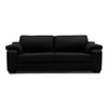 Trissino 3 Seater Leather Sofa in Licorice Colour