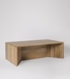 Vilaym Solid Wood Coffee Table In  Natural Finish