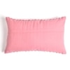 Embellished Flamingo Pink Lumbar Cushion Cover