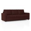 Apollo 3 Seater  Fabric Sofa In Deep Crimson Velvet Colour