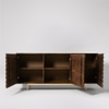 Katana Large Solid Wood Sideboard in Brown Colour