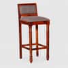 Shaurya Sheesham Wood Bar Chair in Honey Oak Finish