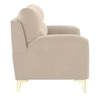 Osbert Velvet 3 Seater sofa in Beige color