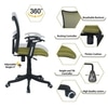 Eexcaeal Mid Back Ergonomic Chair in Pearl Green Colour