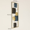 W-Marcel Abstract Metal Wall Decor in Multicolor Set of 1