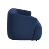 Morgen Boucle Fabric 3 Seater Sofa In Navy Blue