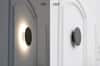 Torino Cool White Round Outdoor Wall Light