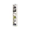 Hexa Engineered Wood Bookshelf Multipurpose Storage Rack in Frosty White Colour