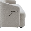 Elegantensemble Wood 3 Seater With Upholstery Non Storage Sofa In Beige Colour