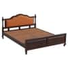 Verona Shesham Solid Wood Queen Size Bed Non Storage Bed In Walnut Finish