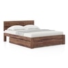 Kuba Solid Wood Queen Size Drawer Storage Bed In Teak Finish