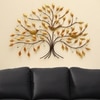 W-Niya Abstract Metal Wall Decor in Multicolor Set of 1