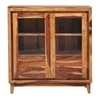 Solid Wood  Bookshelf in Brown Finish
