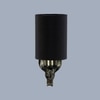 Devansh Metal Electric Wall Light in Antique Gold Colour with Black Shade Count of 1 Light