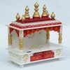 D'Dass Sheesham and Mdf Wooden Home Temple For Pooja Mandir For Home