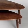 Abel Solid Wood Coffee Table in Brown Colour