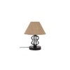 Brooke Beige Jute table lamp with iron base