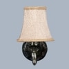 Devansh Gold Antique Wall Mounted Lamp With Beige Jute Shade