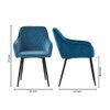Seymour Arm Chair - Blue