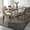 Presto Grey Geometric Hand Tufted Wool Carpet 6X9 Feet