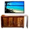 Dublin Sheesham Wood Minimalist Sideboard in Teak Finish