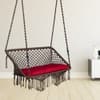 Swingzy Premium Large Double Seater Swing Chair with Cushion Brown