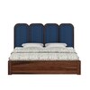 Aaram Wooden King Size Bed With Box Storage in Provincial Teak Finish