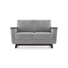 Corby Essential 2 Seater Fabric Sofa In Granite Weave