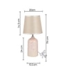 Artisan Table Lamp Beige Modern Timeless Design