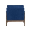 Serenity Boucle Fabric Arm Chair in Blue