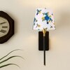 Devansh Metal Electric Wall Light in Black Colour with Multi Shade Count of 1 Light