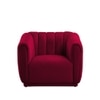 Rosa Fabric Sofa (Maroon)