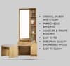 Hexa Red Wooden Dressing Table in Giant Wood Colour