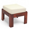Blane Sheesham Wood Accent Coffee Table Set With 4 Stools In Honey Finish