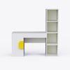 Joy Ride Study Table In White Colour
