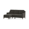 Abbey Sectional Sofa (Colour : Smoke Grey, Cushion : Soft, Seater : Left Aligned 2 Seater + Left Aligned Chaise)