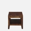 Scout Rectangular Solid Wood Coffee Table In Teak Finish