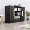 Hexa Engineered Wood Bookshelf in Flower Wenge Colour