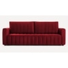 Beliss 3 Seater Pull Out Sofa cum Bed in Maroon Colour