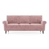 Oxford 3 Seater Fabric Sofa In Desert Rose Colour