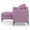 Casella 2 Seater Sectional Sofa with Left Chaise Lounge Mauve