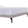 Scandinavian Blandus Queen Bed White Matte Finish