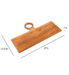 Ireka Home Knivio Acacia Wood Chopping Board with Handle – Cutting Board