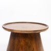 Muguo Solid Wood Coffee Table In Dark Walnut Finish