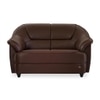 Berry 2 Seater Leatherette Sole in Cocoa Brown Colour