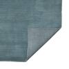 Delmonico Polo Blue Solid Woven Wool 5X3 Feet Carpet