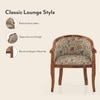 Florence Lounge Chair in Calico Floral Colour