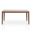 Emry Rectangular Statuario Ceramic 6 Seater Dining Table In Honey Finish