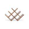 Kassel Sheesham Wood Wine Rack for 8 Bottles in Teak Finish